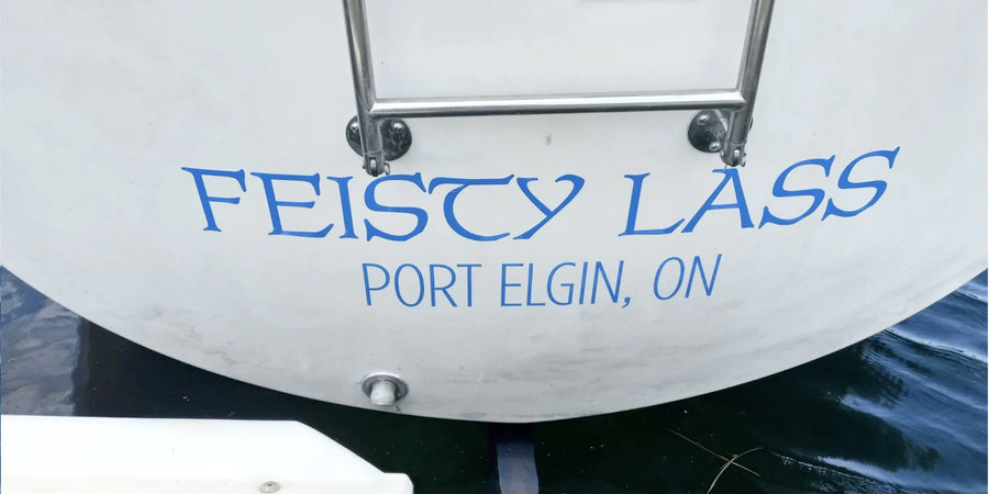 Navigating Style: A Comprehensive Guide to Custom Boat Lettering Vinyl Decals