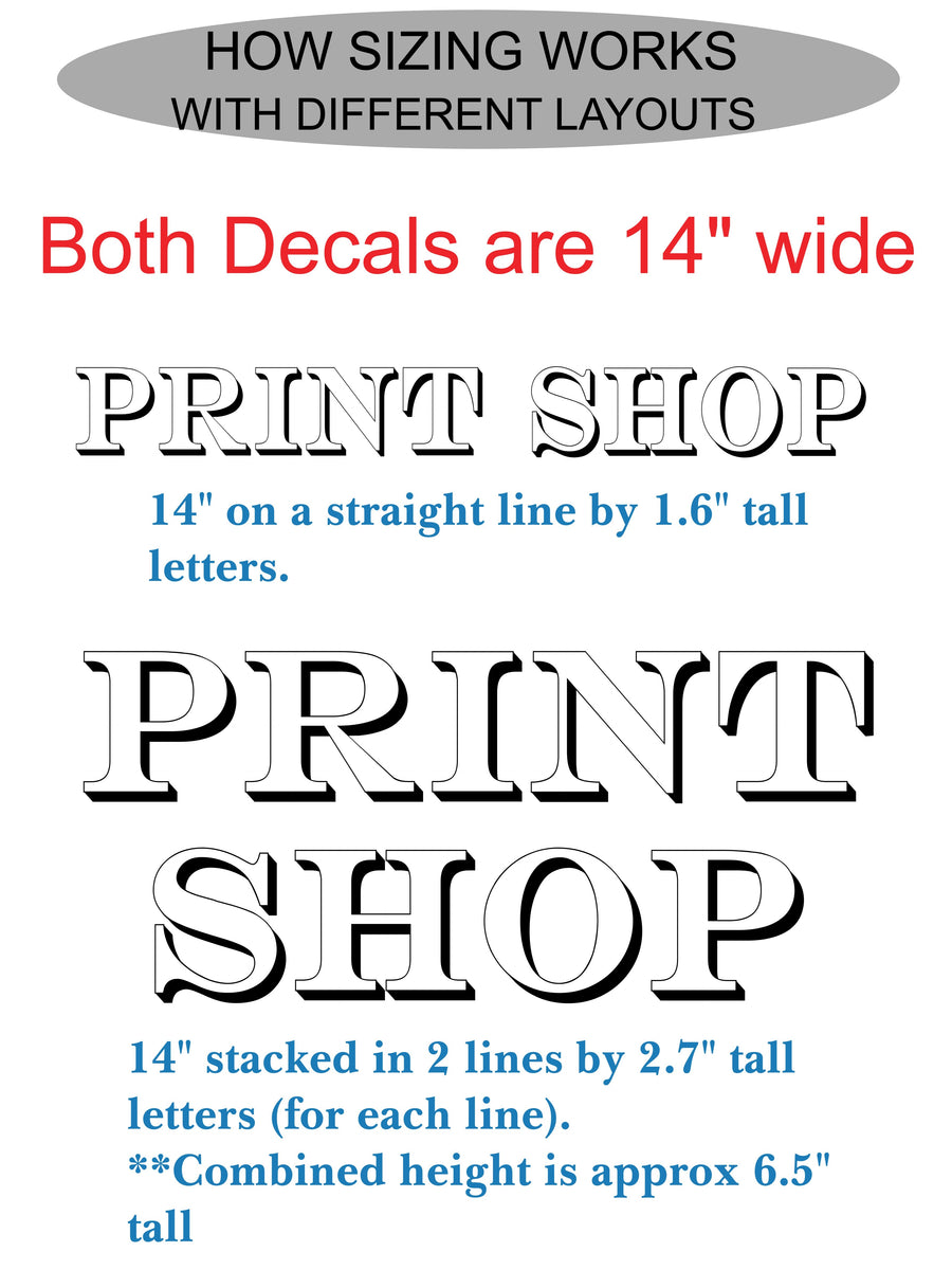 How to Order Custom Lettering Decals By Width: Your Guide to Perfect S ...