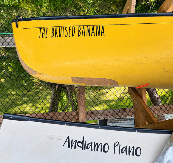 Custom Boat Names Vinyl Decals – Duchi Designs