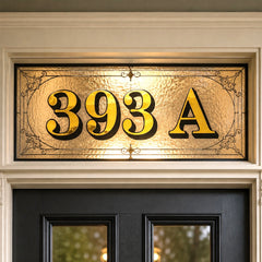Custom Gold & Black Heritage Lettering & Numbers | Architectural Vinyl