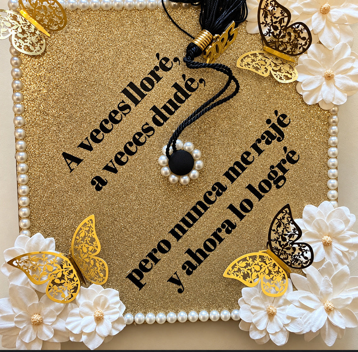 Custom Lettering for Graduation Cap – Duchi Designs