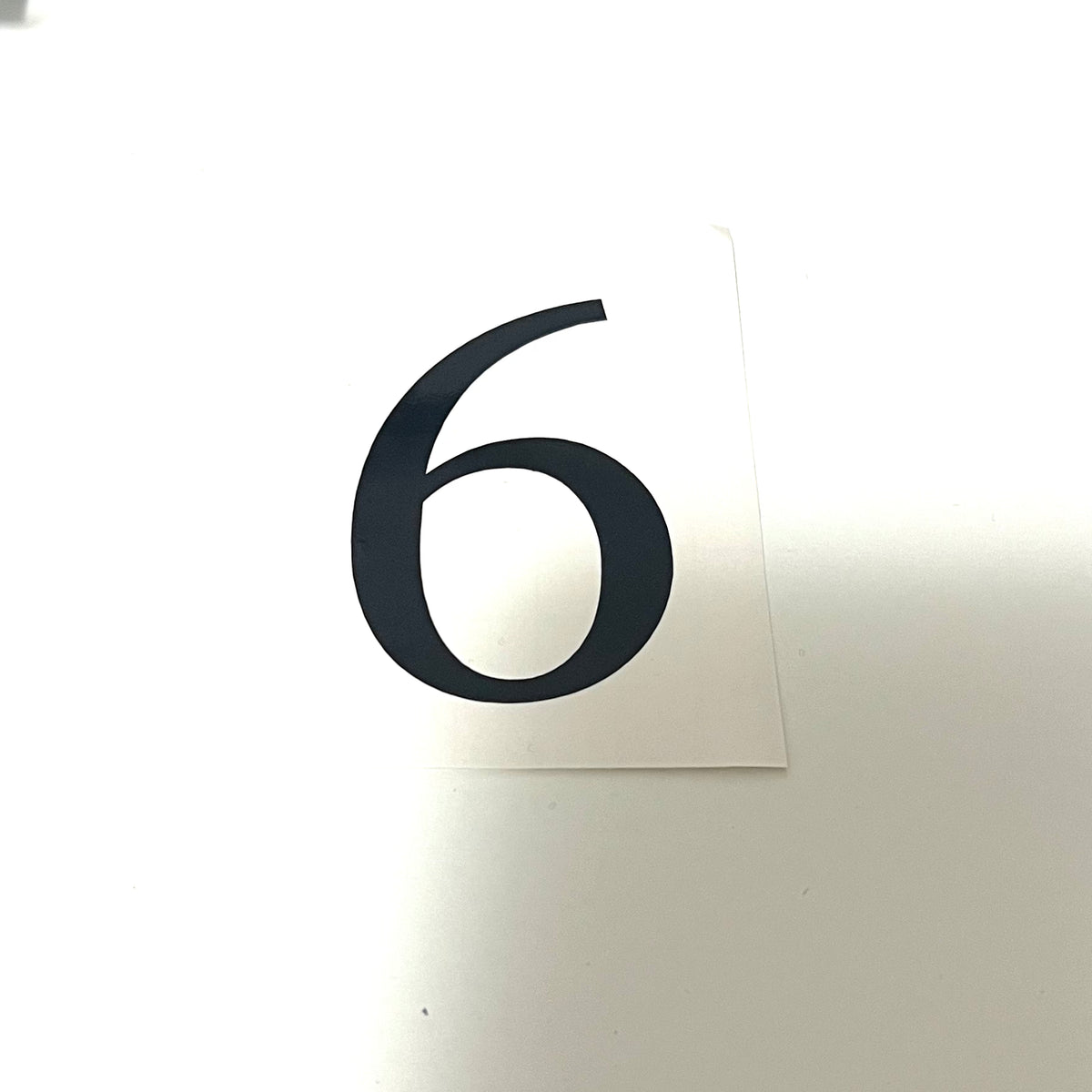Single Number Graphics Single Number Decals, Custom Vinyl Numbers – Duchi Designs