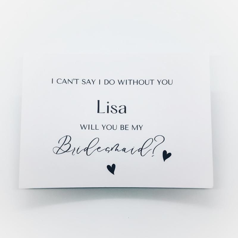 I Can't Say I Do Without You Bridesmaid Gift Box – Duchi Designs