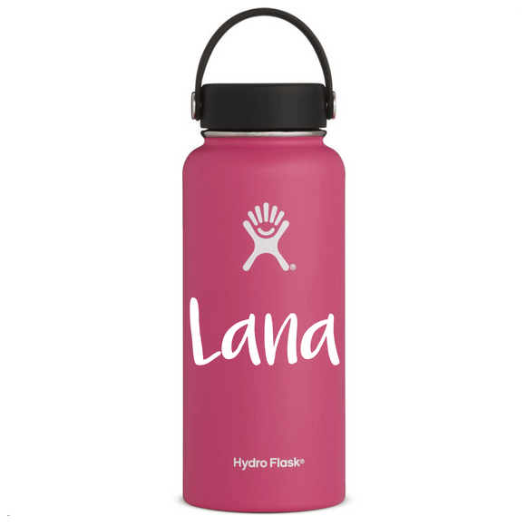 Personalized Hydro Flask Name Stickers for Water Bottles Duchi