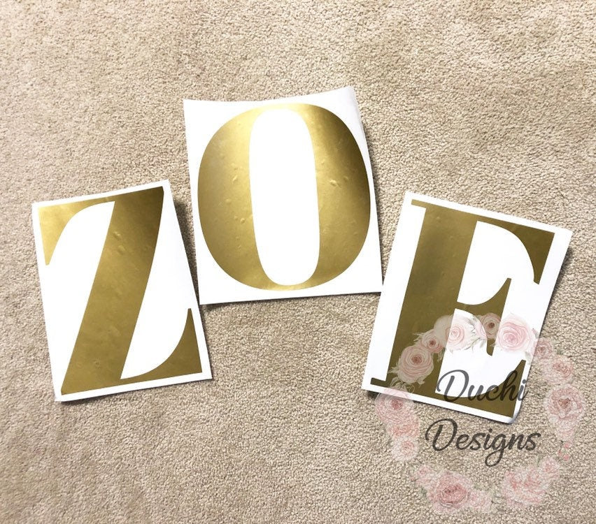 Vinyl Number Stickers, Vinyl Letter Stickers, Number Decals, Number St –  Duchi Designs