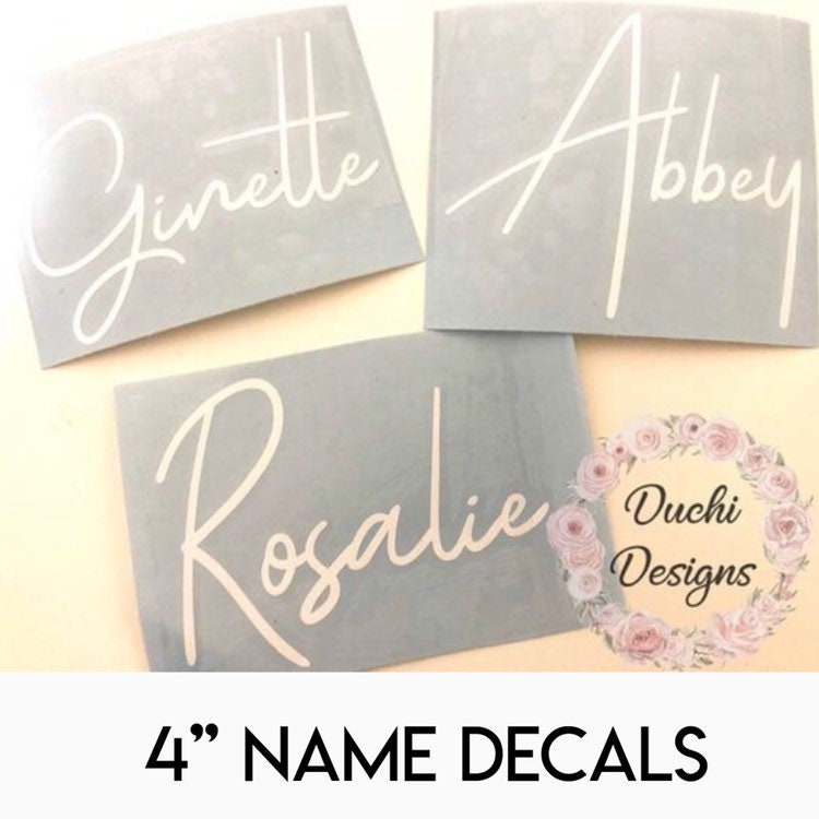 Custom order - bridesmaid decals authentic