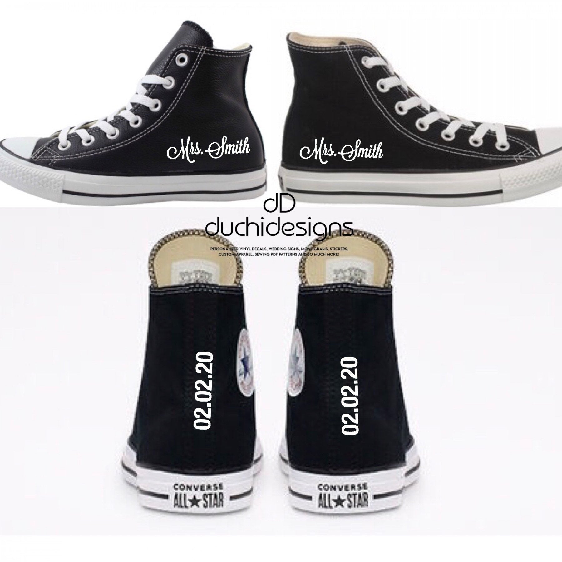 Converse wife and outlet husband shoes