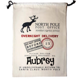 Cream Aubrey reindeer Christmas sack