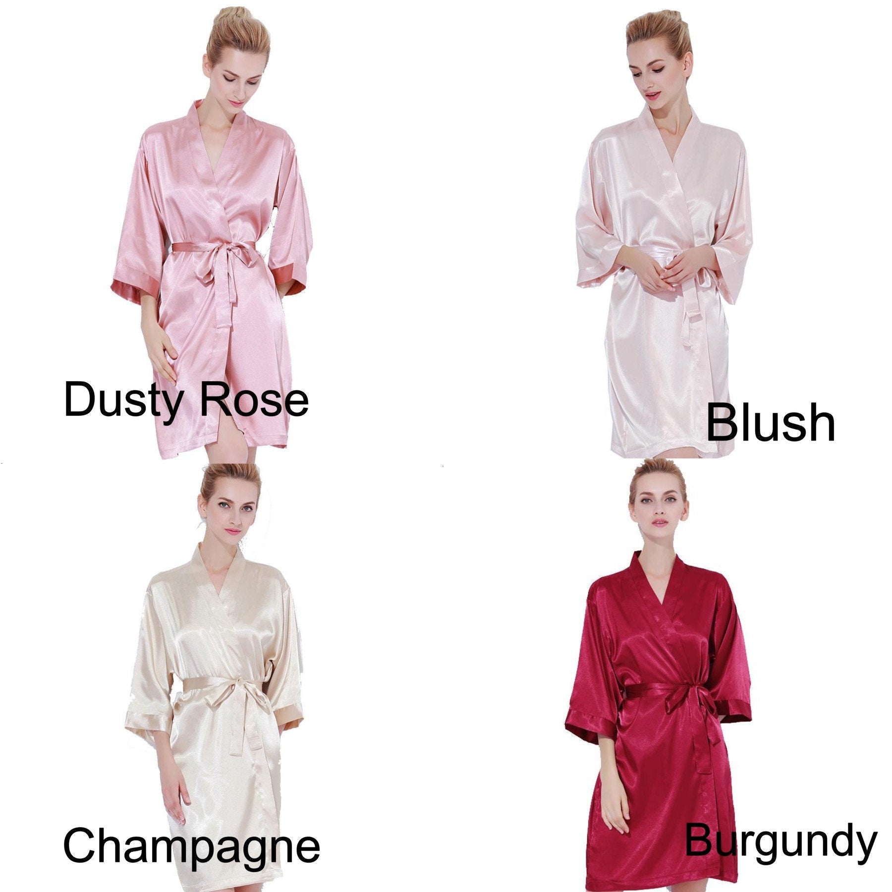 Blush bridesmaid robe hotsell